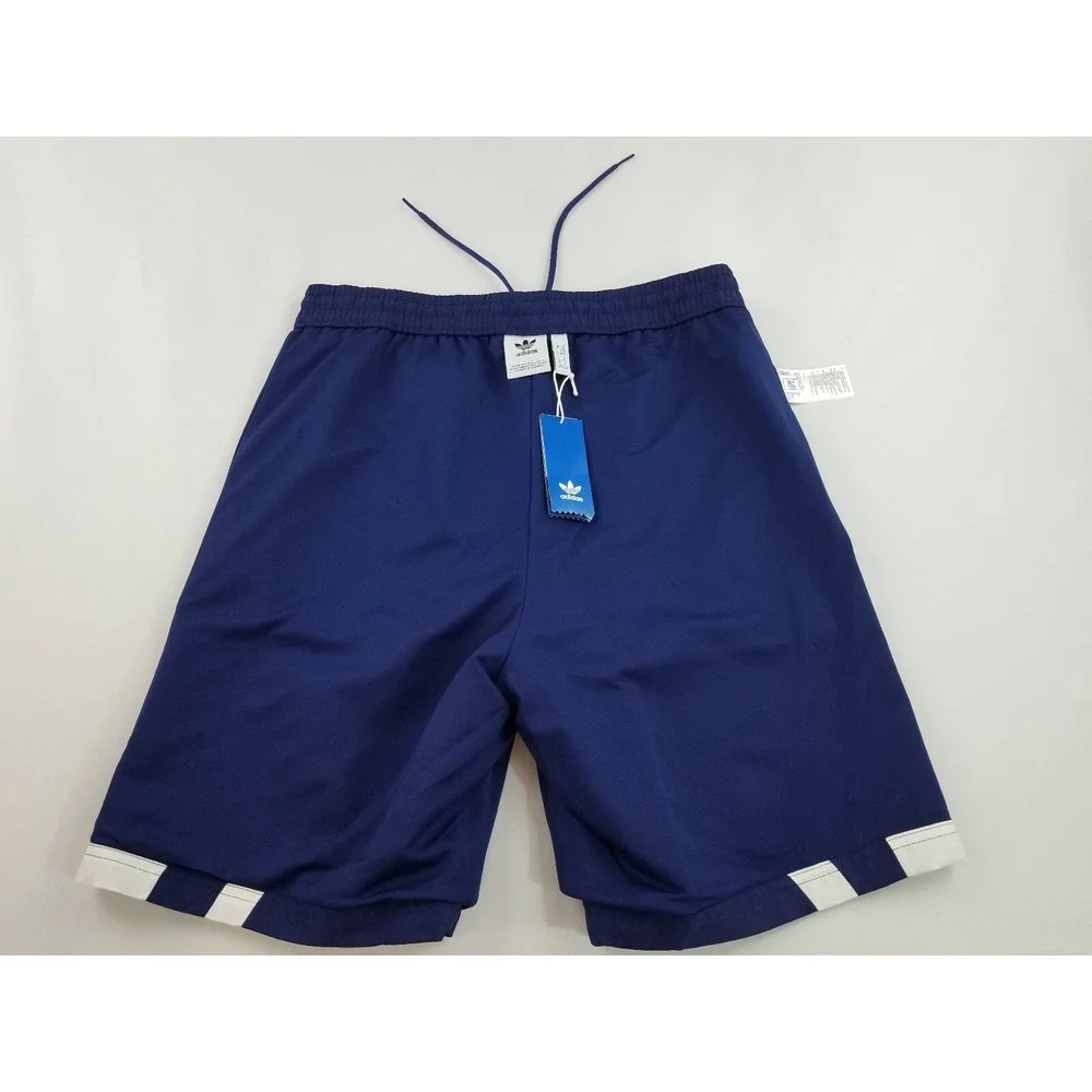 Adidas men shorts sweatshorts equipment adv/91-18 CV8565 blue M MSRP $80